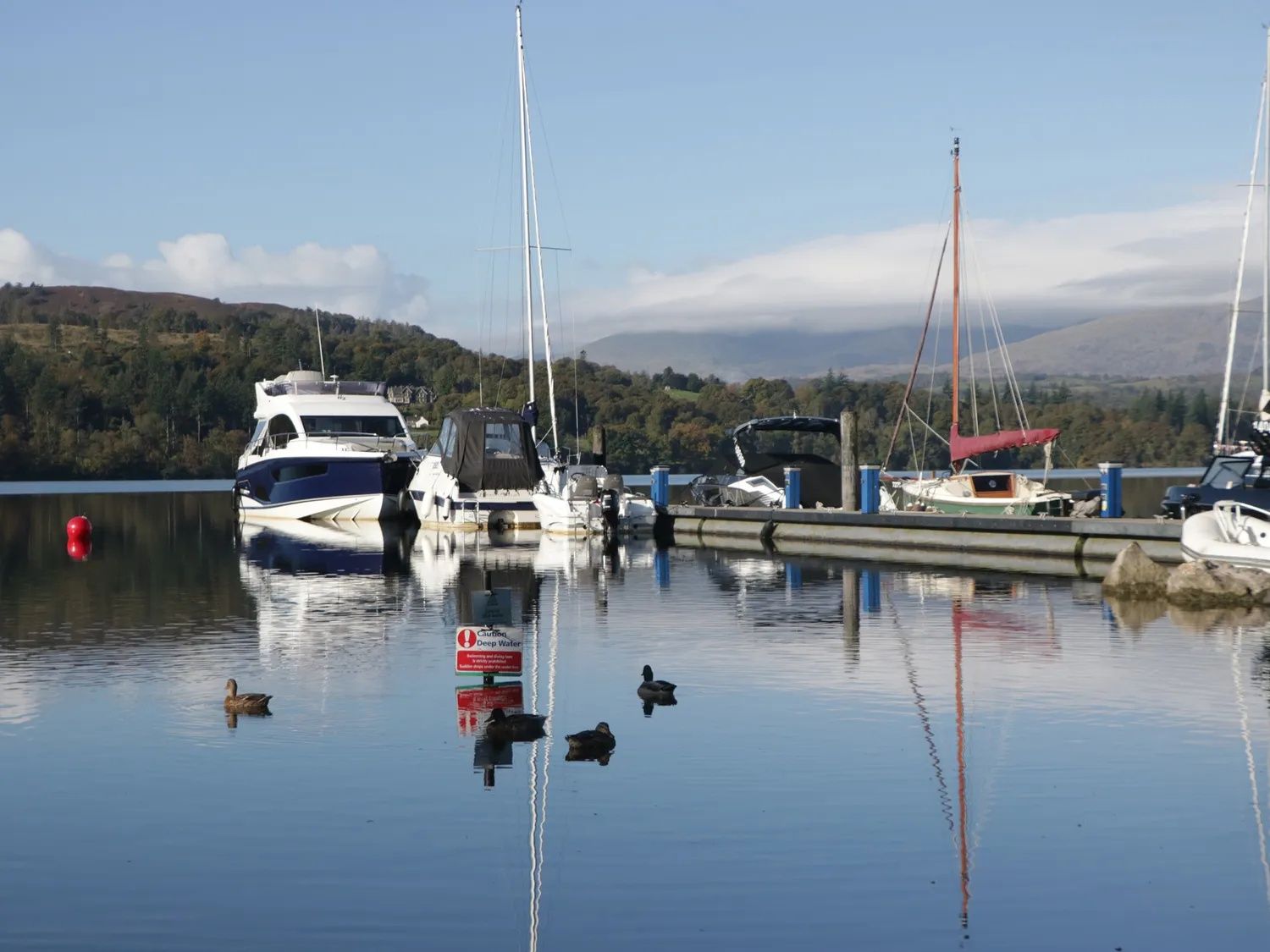 Lake views from the resort